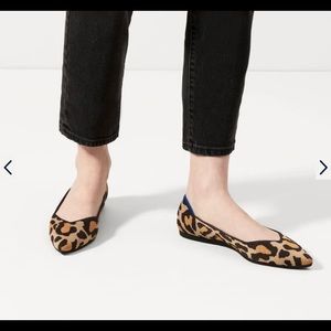ROTHY’s The Point in Cheetah print, size 8.5